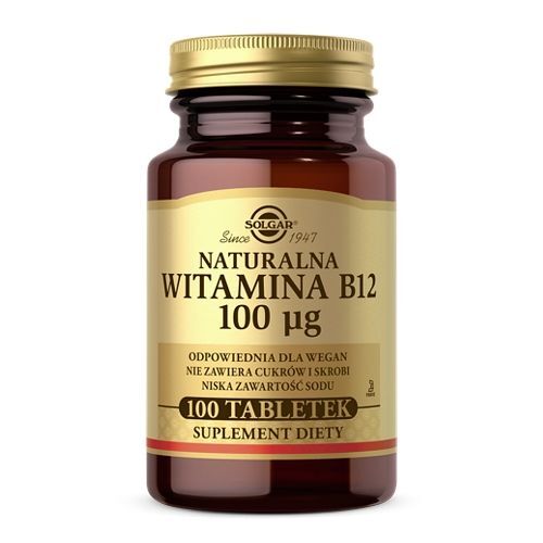 Solgar Natural Vitamin B12 100 Ug Tabletės X 100 Vnt.2