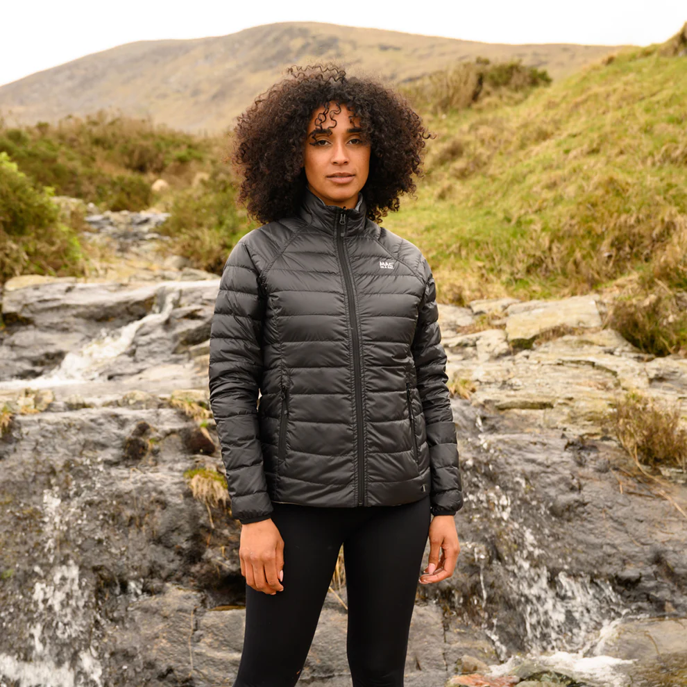 Eleganti pūkinė striukė