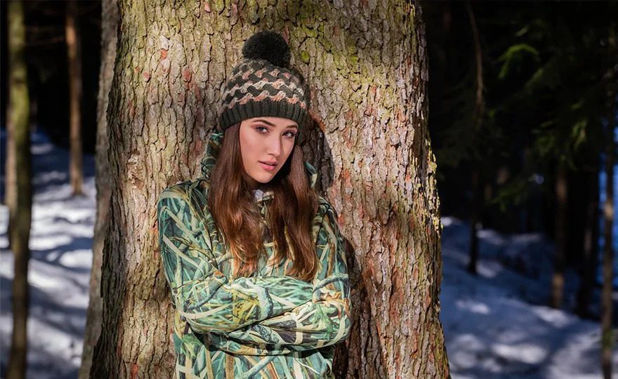 Elegantiški moteriški žieminiai kepurės