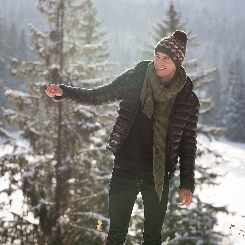 Elegantiškos žieminės kepurės