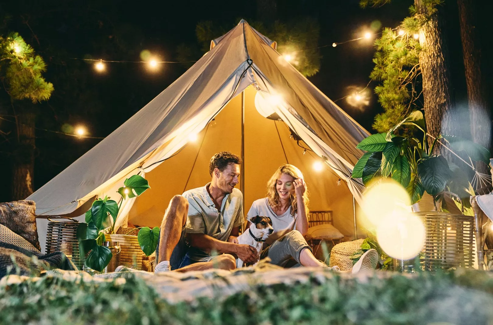 Ką reiškia glamping