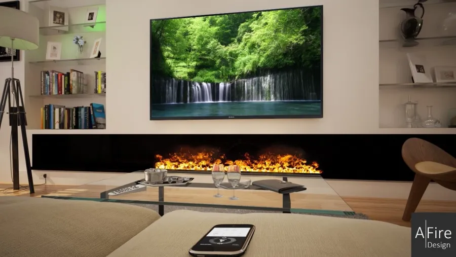 Kaip veikia židinys su vandens garais?